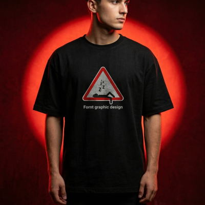 Men's Stylish Premium Drop Shoulder - Black